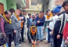 पार्षद अरविंद चौधरी ने क्षेत्रवासियों को दी 77 लाख की सौगात