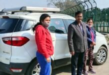 लूट के बाद बदमाशों से भिड़े कारोबारी, बाल-बाल बची जान