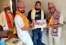 कांडमाडू में गुजरात के सोमनाथ मंदिर ट्रस्ट का कार्यक्रम