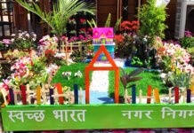 फ्लोवर शो में गाजियाबाद की शोभा निगम का रॉक गार्डन