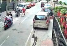 स्कूटी सवार बदमाशों ने घर के बाहर दंपत्ति से लूट 3 लाख रूपए से भरा थैला