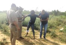 सर्राफा व्यापारी के हत्यारोपियों से पुलिस की मुठभेड़, घायल समेत तीन बदमाश गिरफ्तार
