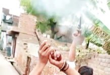 जय श्री राम कहकर तमंचे से धांए-धांए फायरिंग