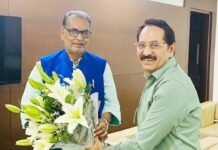 यशोदा हॉस्पिटल पहुंचे सांसद एवं पूर्व केंद्रीय मंत्री राधा मोहन सिंह, पीएन अरोड़ा ने किया स्वागत