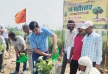 एक हजार पौधे एक तालाब योजना पर नगर निगम का काम