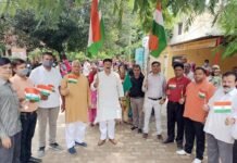 केमिस्ट एसोसिएशन ने निकाली तिरंगा रैली, 70 क्षय रोगियों को पोषक आहार वितरित