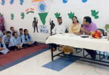 एसजी पब्लिक स्कूल में निगम ने लगाई स्वच्छता की पाठशाला