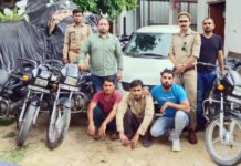 महंगे शौक के लिए दिल्ली, एनसीआर, यूपी में करते थे वाहन, चोरी की दो कार, चार बाइक बरामद