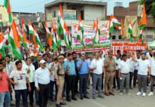 अधिशासी अधिकारी केके भड़ाना के नेतृत्व में निकली तिरंगा यात्रा, विद्यार्थियों में दिखा जबरदस्त देशप्रेम
