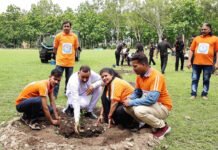 छठवें स्थापना दिवस पर संस्था ने आर्मी कैंट परिसर में किया पौधरोपण