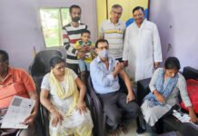 गगन एंकलेव में सैकड़ो लोगों ने लगवाई बूस्टर डोज