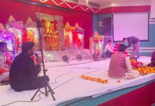 आईटीएस डेंटल कॉलेज में माता की चौकी का भव्य आयोजन