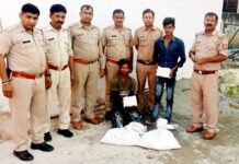 शराब की दुकान बंद होते ही दुगने दाम में बेचते थे अवैध शराब, दो तस्कर गिरफ्तार