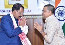 गोवा में ब्राहण कल्याण बोर्ड के गठन की उठी मांग तरुण मिश्र ने राज्यपाल और मुख्यमंत्री से की मुलाकात