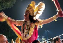 मां दुर्गा रामलीला कमेटी वैशाली में लंकापति का अहंकार हुआ चूर, धू धू कर रावण