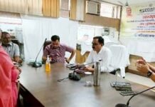 संभव कार्यक्रम में निगम अधिकारियों ने सुनी समस्या