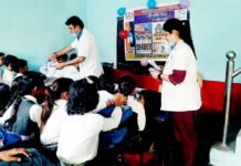 आईटीएस डेंटल कॉलेज में नेशनल टूथब्रशिंग डे का आयोजन