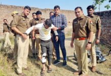 गोकश में फरार, मुठभेड़ में हुआ गिरफ्तार