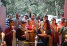 अटेवा महिला विंग ने एनपीएस व निजीकरण की समाप्ति के लिए भरी हुंकार, द्वीप दान कर सरकार को चेताया