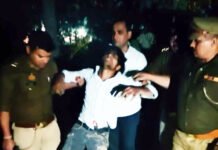 अपराध और अपराधियों के खिलाफ एक्शन में पुलिस, मुठभेड़ में किया लुटेरा गिरफ्तार