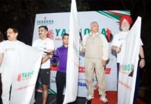 यशोदा कौशांबी की द्वितीय वार्षिक हाफ मैराथन में धावकों ने लगाई रन फॉर योर हार्ट थीम पर 21 किलोमीटर की दौड़