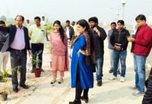 सीईओ ने स्पोर्ट्स कॉम्प्लेक्स व वेडिंग जोन का किया निरीक्षण