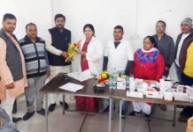 सनराइज ग्रीन सोसाइटी में निशुल्क चिकित्सा स्वास्थय शिविर का आयोजन