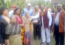 पार्षद मनोज गोयल ने वैशाली सेक्टर-1 में पार्क के सौंदर्यीकरण कार्य का किया शुभारंभ