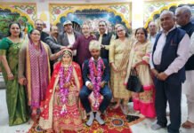 निर्धन कन्या का मंदिर समिति ने कराया विवाह