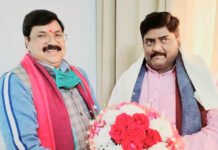 राष्ट्रीय उपाध्यक्ष बनने पर गाजियाबाद पहुंचने पर सुशील पांडेय का भव्य स्वागत