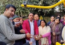 कौशांबी के निवासियों को मिली ओपन जिम की सौगात, मेयर ने किया उद्घाटन