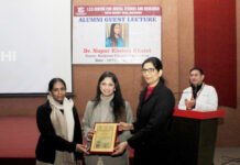 आईटीएस डेंटल कॉलेज में एलुमनाई लेक्चर का आयोजन