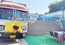 पंजाब से 50 लाख की शराब लेकर बिहार जा रहा था कंटेनर