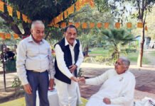 पार्षद मनोज गोयल ने ब्रह्मकुमारी शिव महोत्सव में लिया आशीर्वाद
