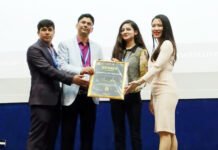 अंतराष्ट्रीय सम्मेलन में राज्य मंत्री ने आईटीएस फिजियोथेरेपी के छात्र एवं शिक्षकों को किया सम्मानित