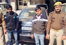 राजस्थान की शराब बिहार में करनी थी सप्लाई, कार में लेकर जा रहें थे दो लाख की शराब