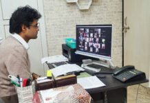 नगर विकास मंत्री अरविंद शर्मा ने की नगर आयुक्त डॉ. नितिन गौड़ के कार्यों की सराहना की