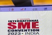 इंटरनेशनल एसएमई कन्वेंशन 2023 में नीरज सिंघल ने रखी उद्यमियों की बात
