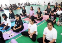 आईटीएस कॉलेज मुरादनगर में तीन दिवसीय योग महोत्सव का सफल समापन