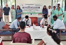 यशोदा कौशांबी द्वारा आयोजित टीबी मुक्त शिविर में 166 लोगों ने कराई जांच