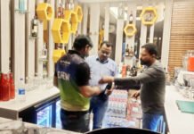 होली पर्व: बैंक्वेट हॉल, रेस्टोरेंट एंव ढाबों पर आबकारी विभाग ने मारा छापा