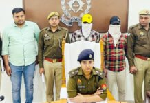 तंमचे के बल पर स्क्रैप कारोबारी से की थी पांच लाख की लूट, 85000 रुपये समेत दो लुटेरे गिरफ्तार