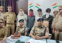 चोरी की तीन लग्जरी कार समेत चार अंर्तराज्जीय वाहन चोर गिरफ्तार