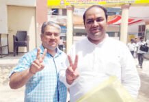 चेयरमैन-सभासदों एवं पार्षदों के बड़ी संख्या में हुए नामांकन जमा