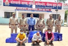 लग्जरी कार में हरियाणा से बुंलदशहर जा रही थी चंड़ीगढ़ की शराब