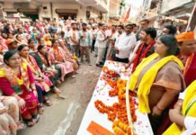 भाजपा मेयर प्रत्याशी के जुलूस का जलजला देख विरोधियों की उड़े होश