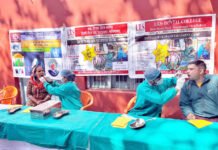 आईटीएस डेंटल कॉलेज द्वारा दंत चिकित्सा स्वास्थ्य शिविरों का आयोजन