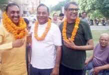 पार्षद कुसुम मनोज गोयल का एक्सप्रेस ग्रीन वैशाली में हुआ स्वागत