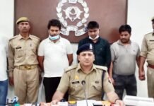 ऑन डिमांड लग्जरी कारों की चोरी, गिरोह का सरगना व महिला समेत चार अन्तर्राज्यीय चोरों गिरफ्तार