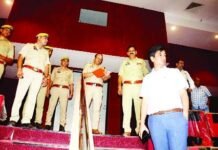 शपथ ग्रहण की तैयारियों का निगम व पुलिस अधिकारियों ने लिया जायजा